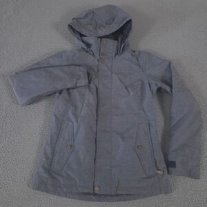Burton Jacket Womens Small Blue Dryride Thermolite Hooded Snowboard Ski Parka